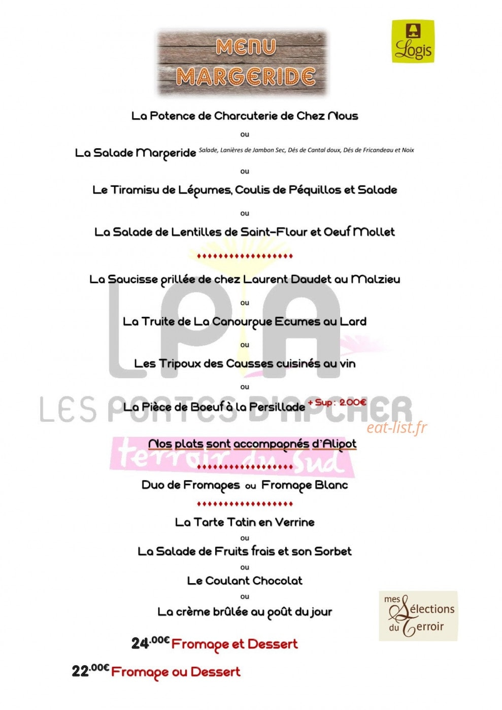 Terroir du sud — carte page 5