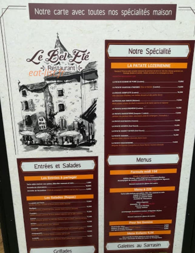 Le Bel Ete — carte page 1