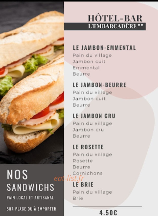 L'Embarcadère — carte page 2