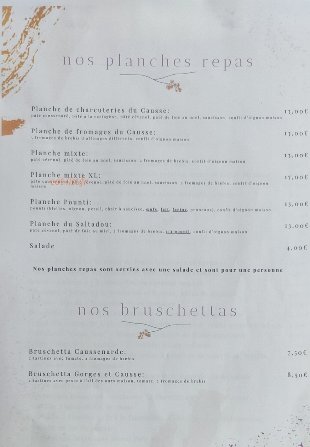 Le Saltadou — carte page 2