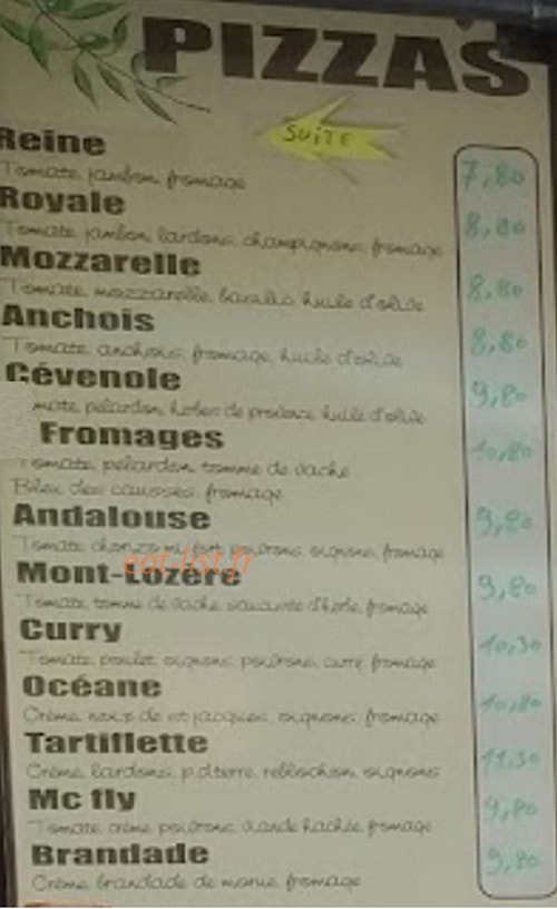 La Boustifly — carte page 1
