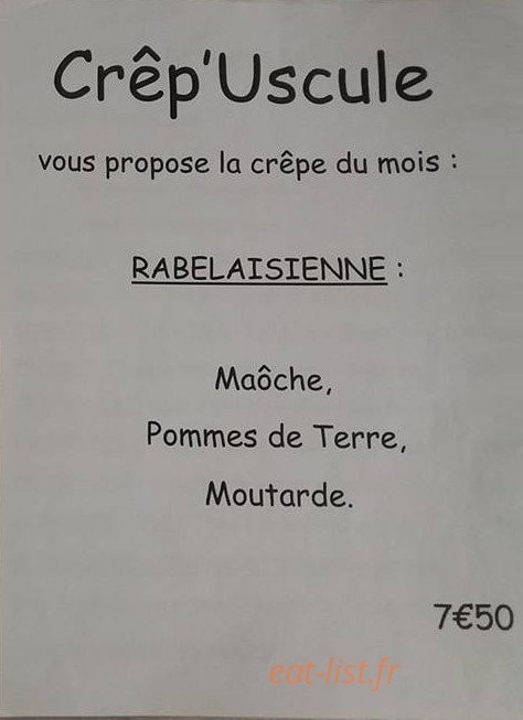 Crêp'Uscule — carte page 2