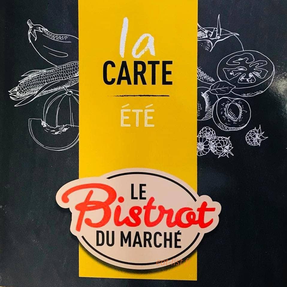 Le Bistrot du Marché — carte page 1
