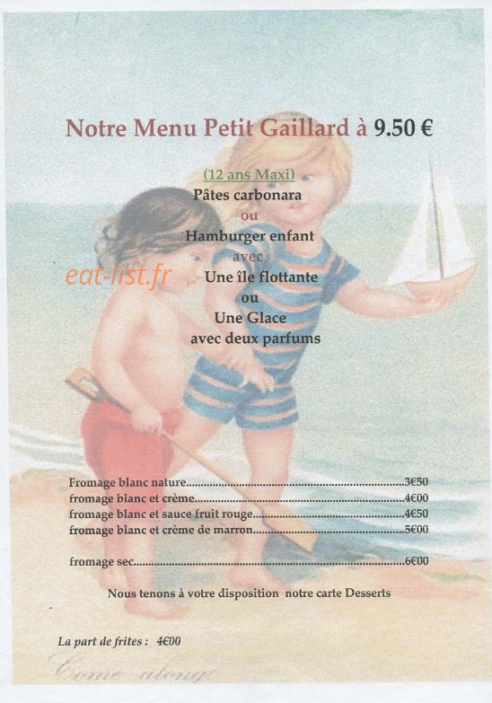 Le Grill Du Gaillard — carte page 9