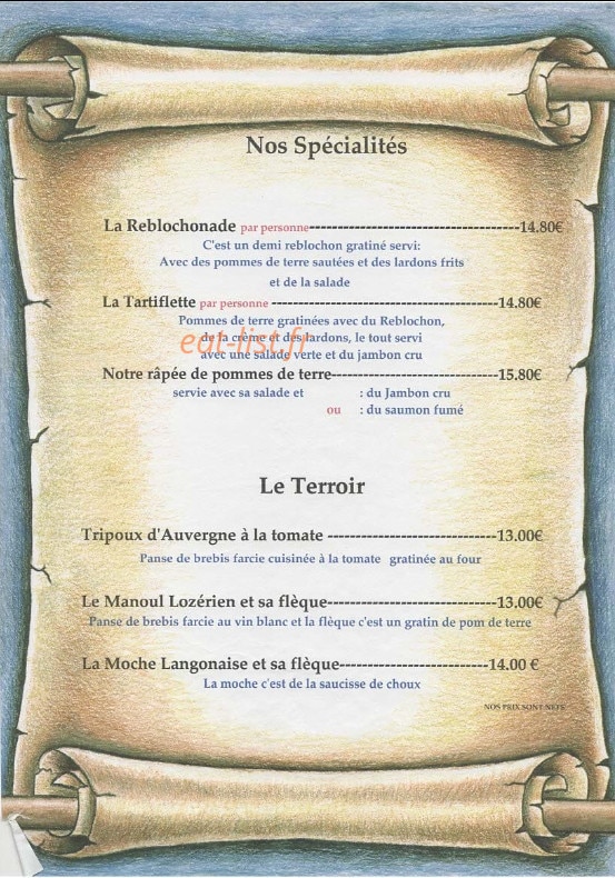Le Grill Du Gaillard — carte page 7