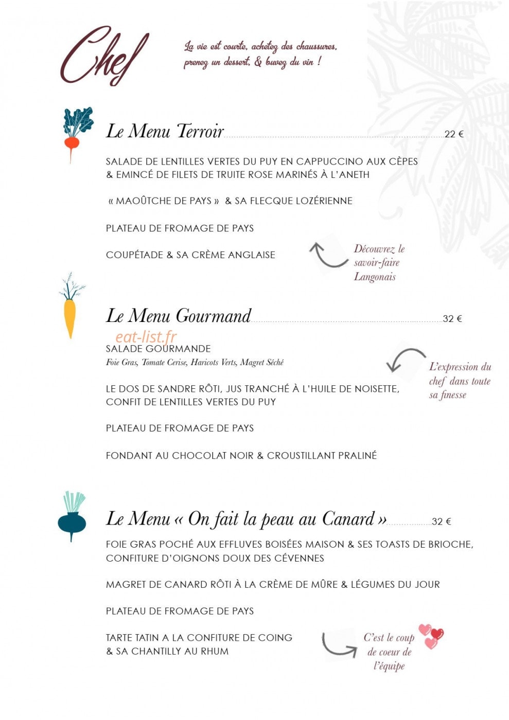 Le Tonnelier — carte page 5