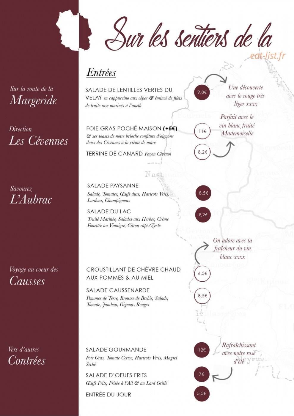 Le Tonnelier — carte page 6