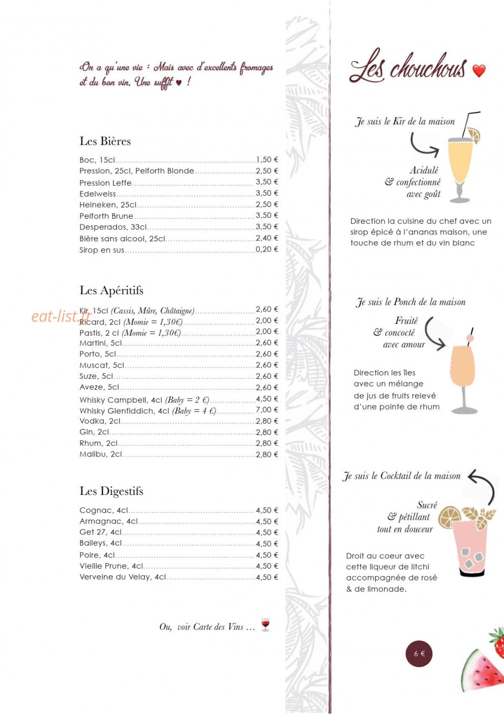 Le Tonnelier — carte page 3