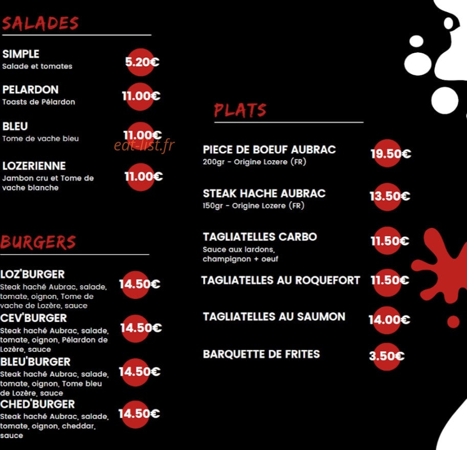 Les Cayrelles — carte page 1