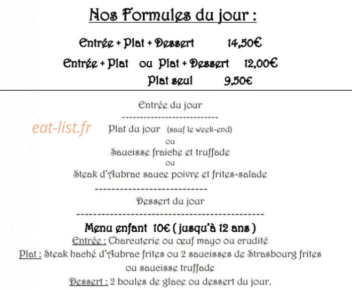 Café de la place — carte page 4