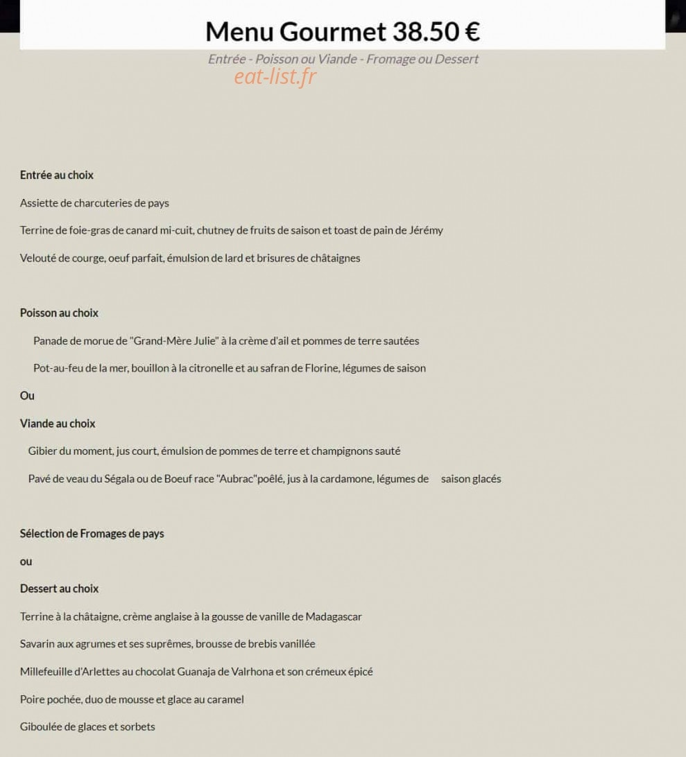 La Lozerette — carte page 1
