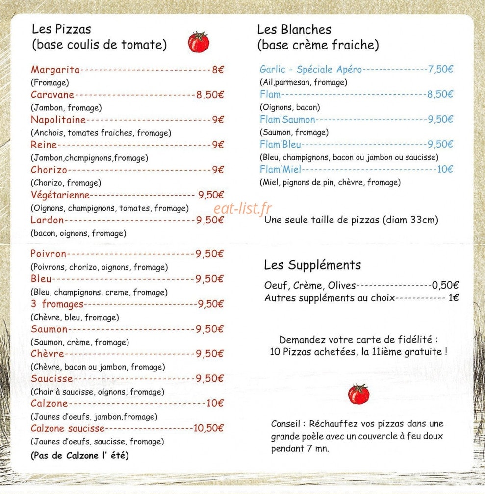 La caravane — carte page 2