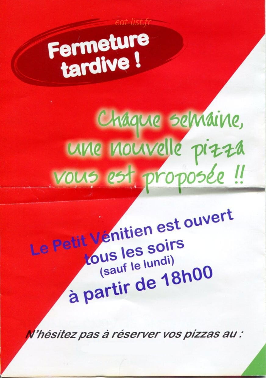 Le petit vénitien — carte page 4