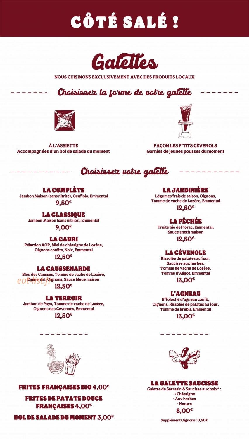 Les P'tits Cévenols — carte page 2