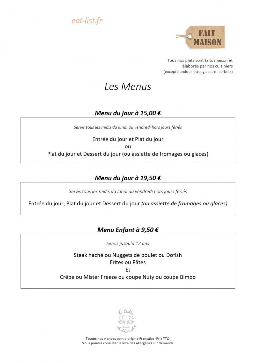 Le Calice du Gévaudan — carte page 3