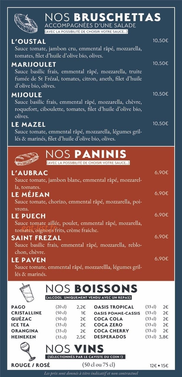 Pizzeria Hé Papé — carte page 5