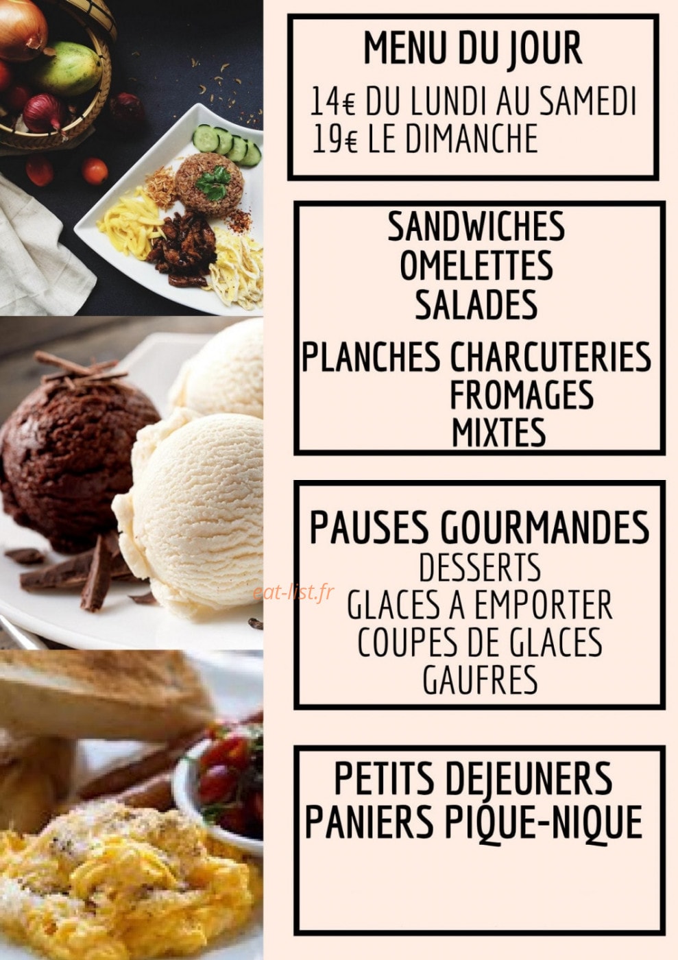 Les Eaux Vives — carte page 1
