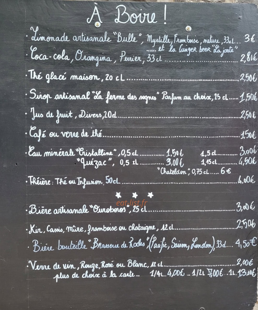 La Guinguette Du Bout du Lac — carte page 2