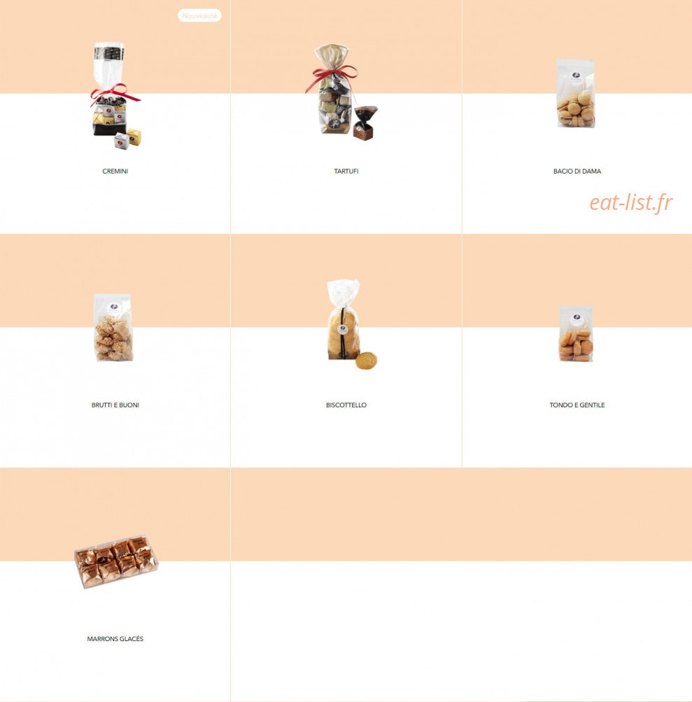 Amorino — carte page 12