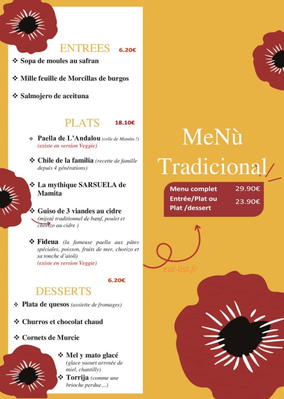 Andalou — carte page 1