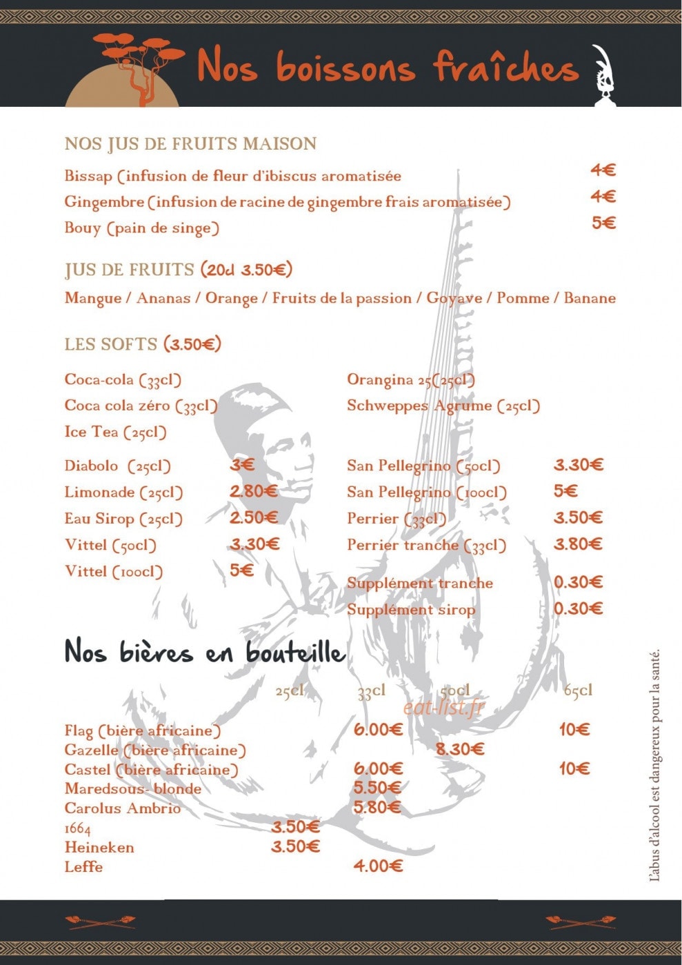 Au Pays Mandingue — carte page 6