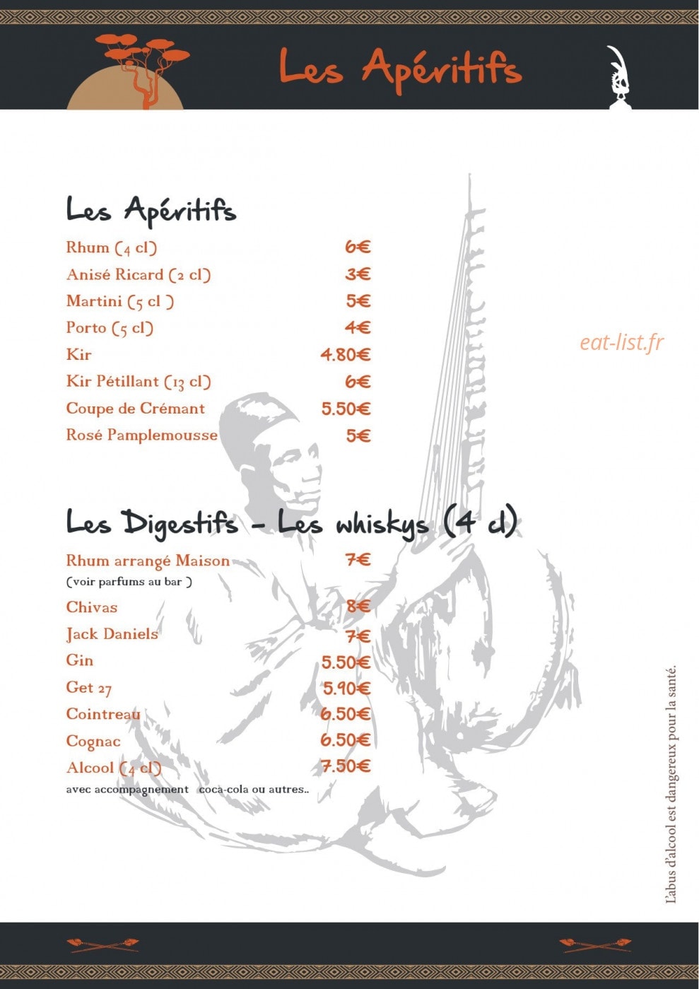 Au Pays Mandingue — carte page 10