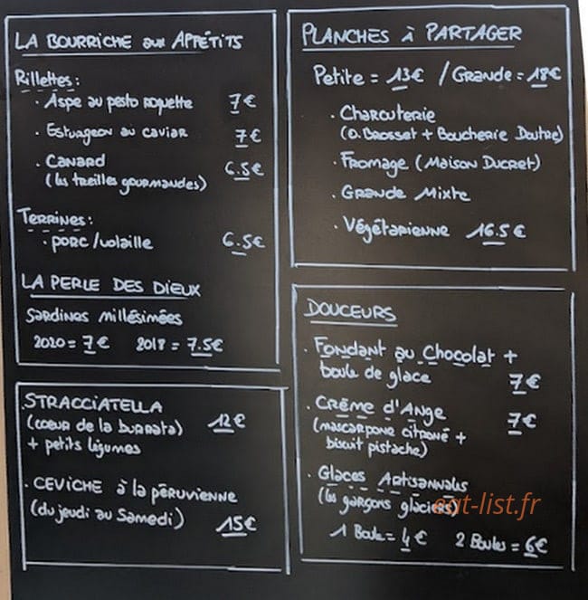 Barco Vino — carte page 1