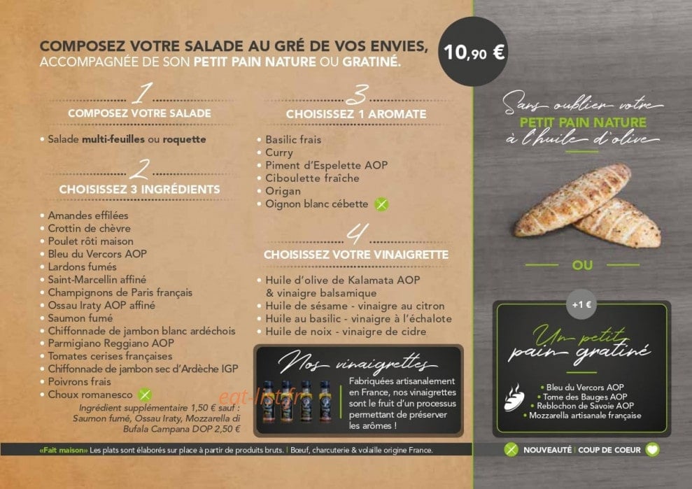 Basilic & Co — carte page 7