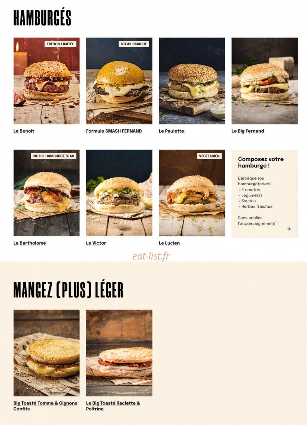 Big Fernand — carte page 1