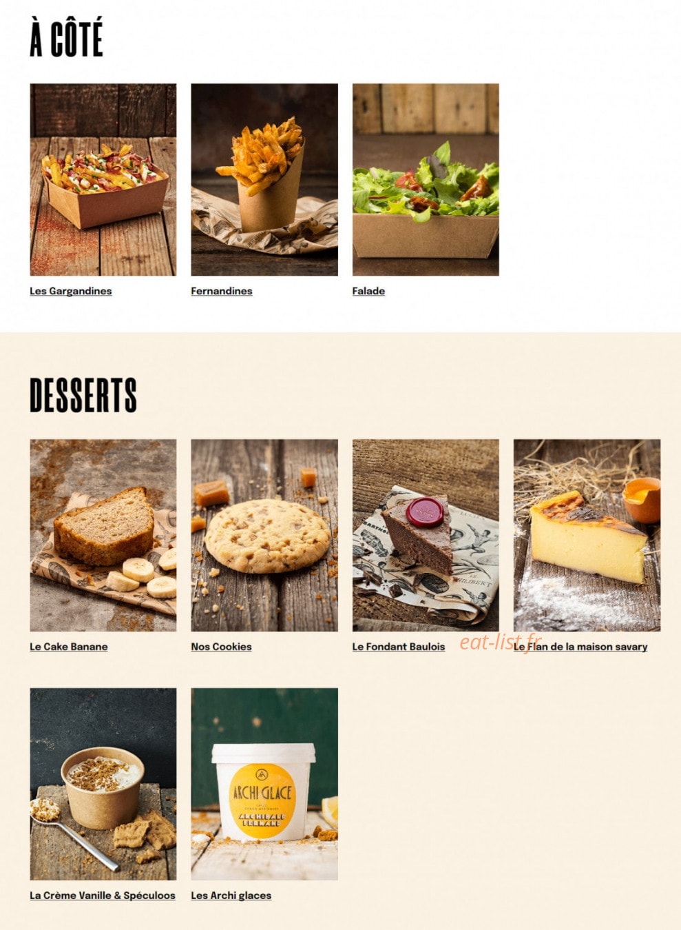 Big Fernand — carte page 2
