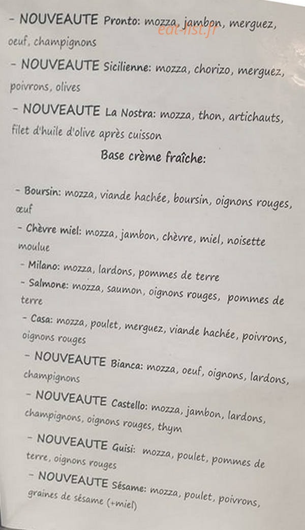 Casa Nostrad — carte page 2