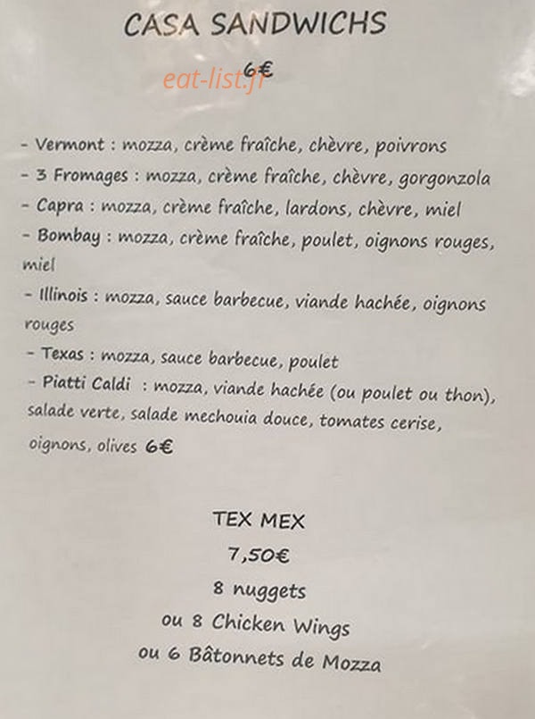 Casa Nostrad — carte page 4