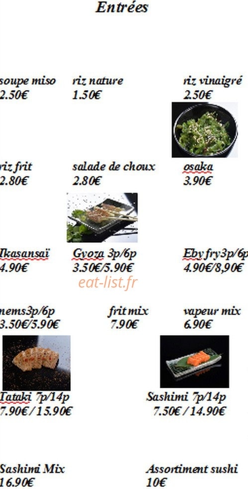 Chez Oki — carte page 2