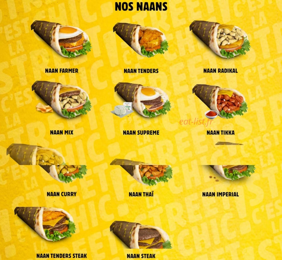 Chicken Street — carte page 1
