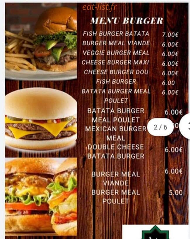 Chicken wrap — carte page 3