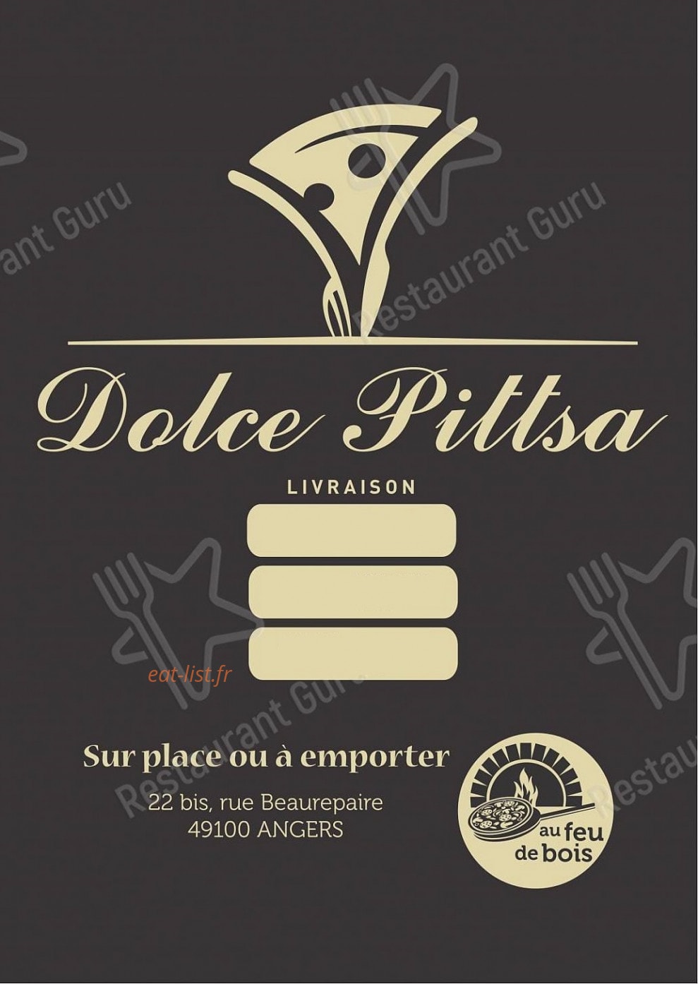Dolce Pittsa — carte page 1