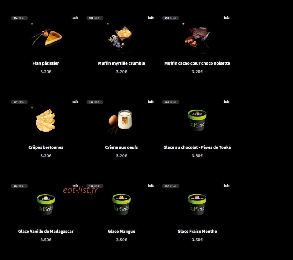 Eat Salad — carte page 11