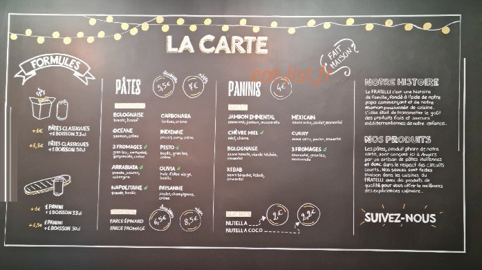 Fratelli — carte page 1