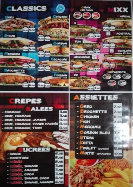Fresh Food — carte page 3
