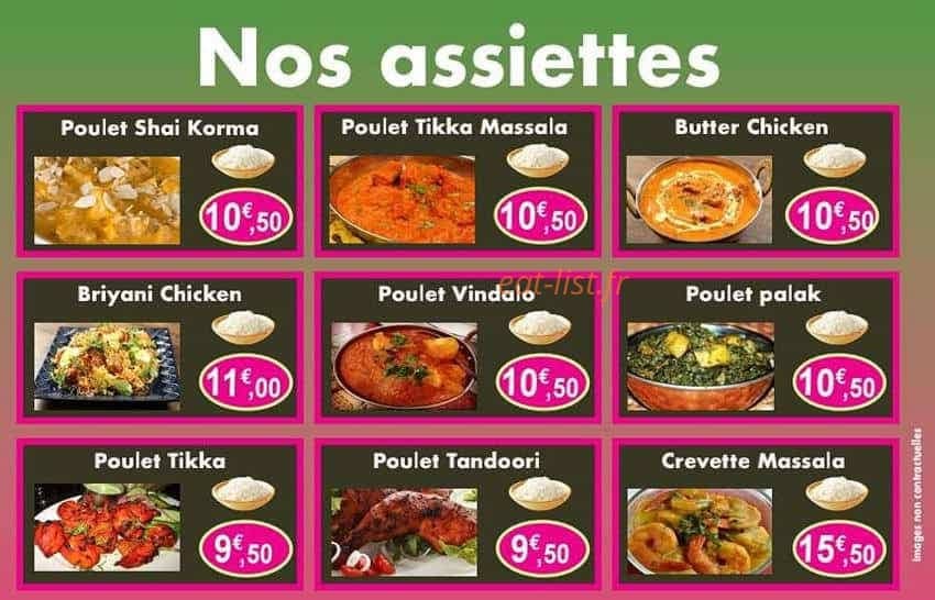 Fry Chiken — carte page 1