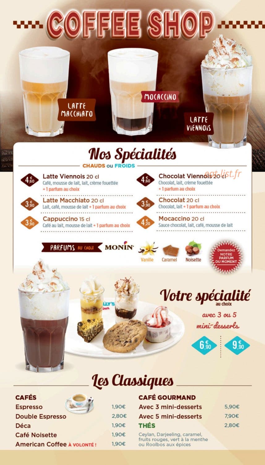 Holly's Diner — carte page 20