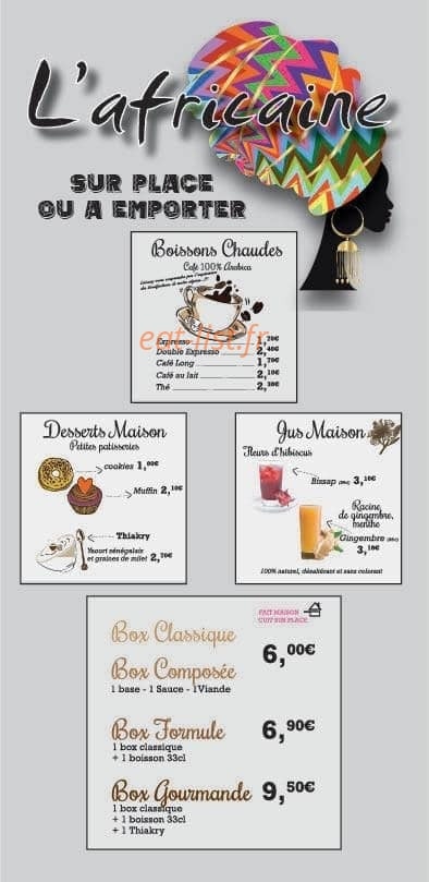 L’africaine — carte page 4