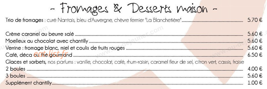 L'eau à la Bouche — carte page 3