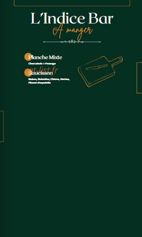 L'Indice — carte page 2