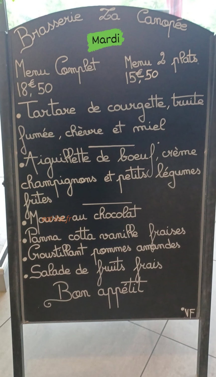 La Canopée — carte page 1