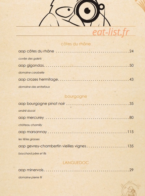 La chouette — carte page 14