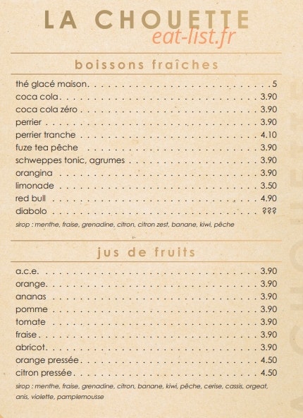 La chouette — carte page 3