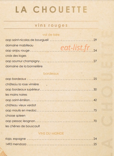 La chouette — carte page 11