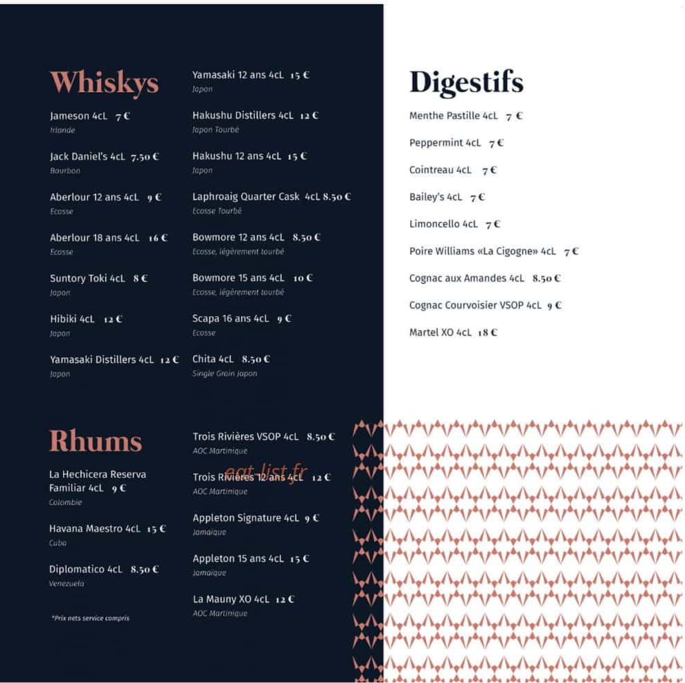 La Maison — carte page 8