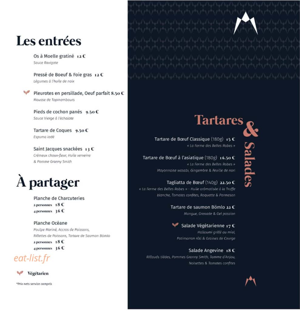 La Maison — carte page 1